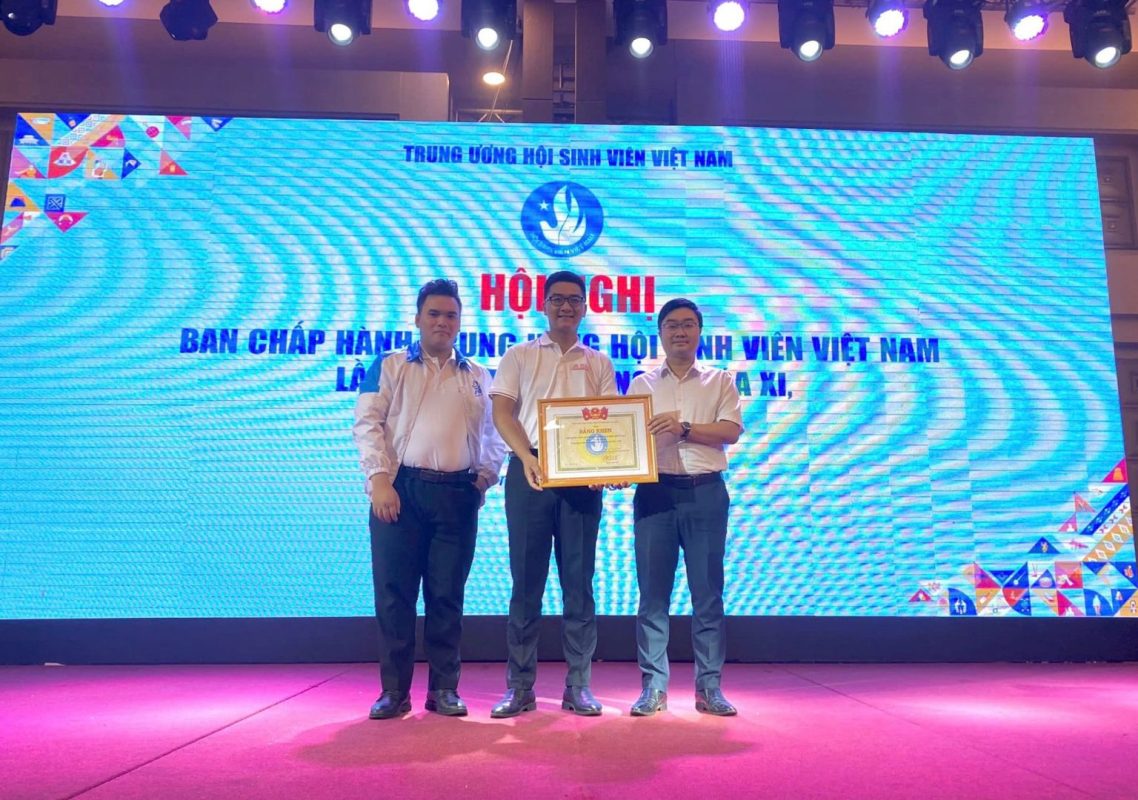 Thầy Trần Quốc Vương - Chủ tịch Hội Sinh viên Trường Đại học Phú Xuân