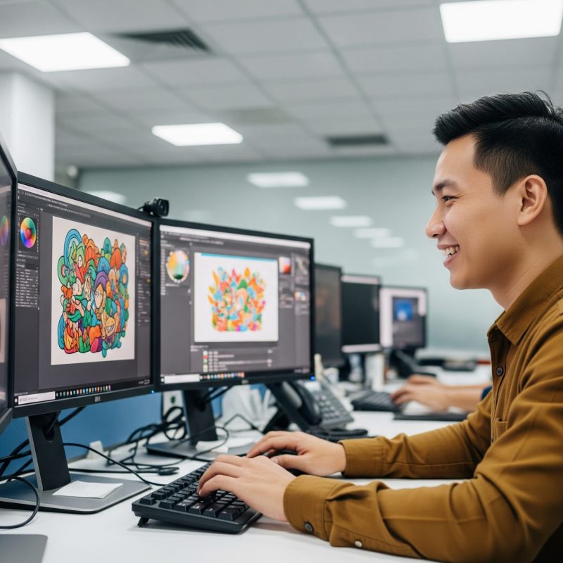 Chọn ngành học nào để xin việc, dễ thích nghi với AI và thời đại số? - Câu trả lời là ngành Đồ họa kỹ thuật số