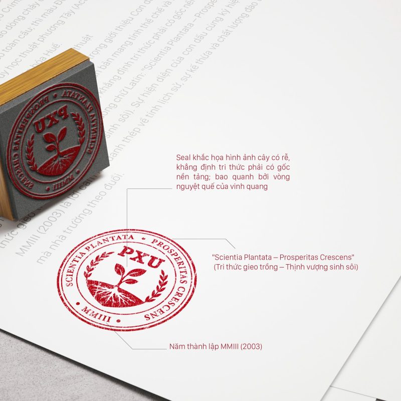 Con dấu Học thuật của Trường Đại học PXU