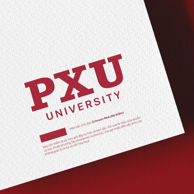 Logo mới của Trường Đại học Phú Xuân (PXU)