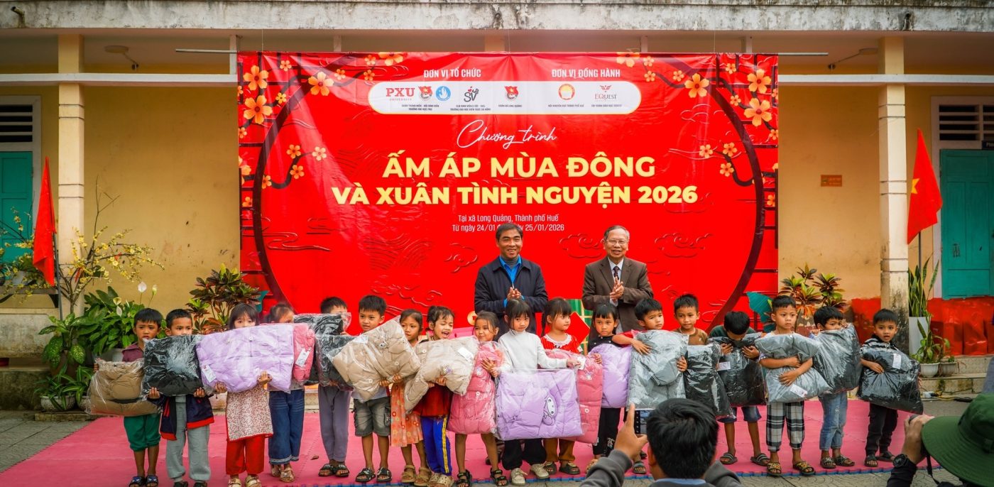 PXU và hành trình "Ấm áp mùa đông & Xuân tình nguyện 2026"