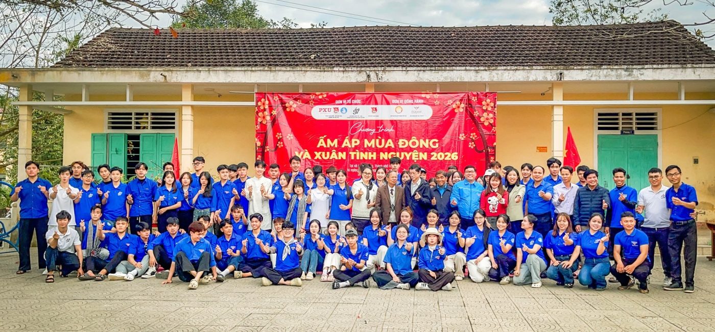 Sinh viên PXU và hành trình "Ấm áp mùa đông & Xuân tình nguyện 2026"