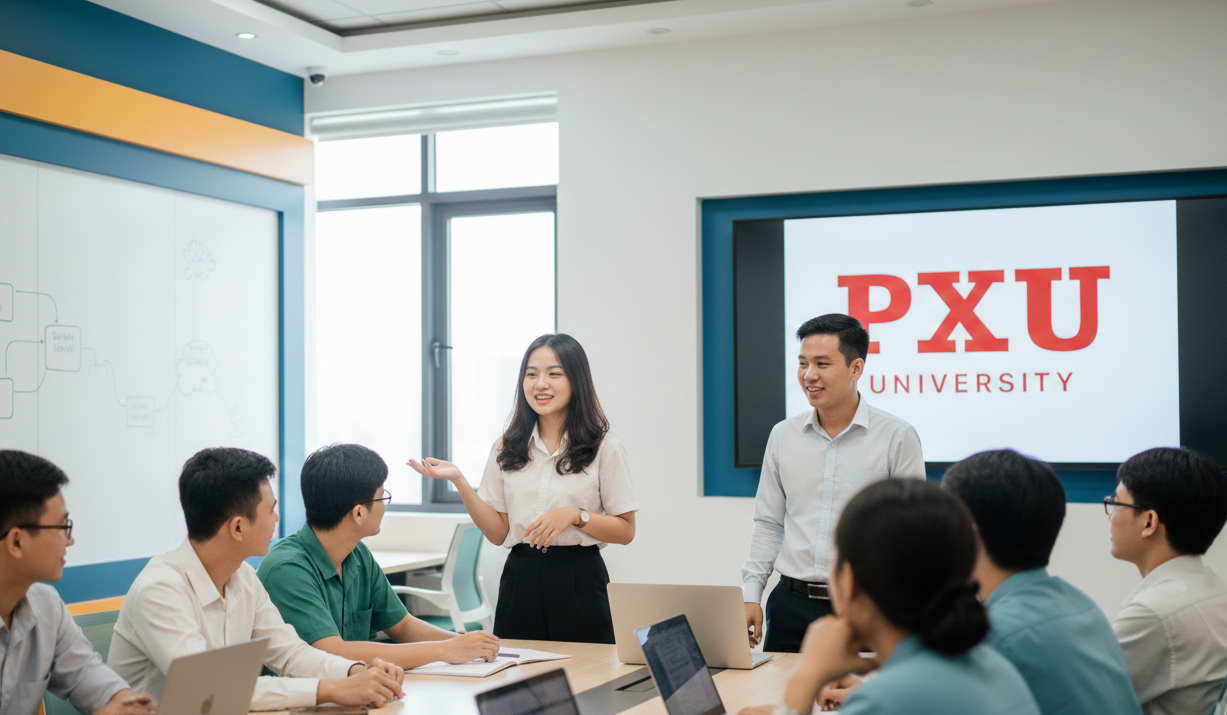 Sinh viên PXU làm chủ công nghệ với ứng dụng AI trong học tập đại học