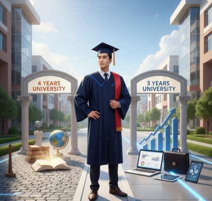 Ra trường sớm một năm có lợi gì? Góc nhìn thực tế về mô hình học đại học 3 năm