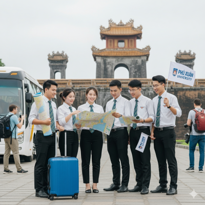 Học Quản trị dịch vụ Du lịch và Lữ hành ở Huế - cơ hội làm việc ngay tại "kinh đô du lịch"