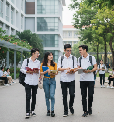 Môi trường đại học thực chiến ảnh hưởng trực tiếp đến cách tư duy nghề nghiệp của sinh viên, định vị giá trị bản thân