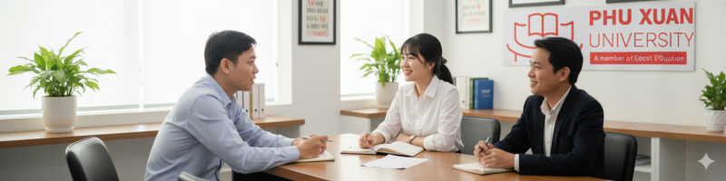 Vì sao sinh viên Phú Xuân luôn tự tin khi đi thực tập và phỏng vấn?