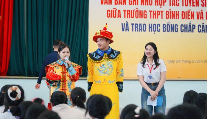 Khám phá đam mê – Vươn tới tương lai” chạm ngõ THPT Bình Điền – Đầy cảm hứng và năng lượng Gen Z